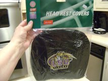 LSU Head Rest Covers -- NEW In Package in Kingwood, Texas